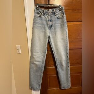 Calvin Klein Women’s High Rise Straight Leg Jeans Size 8 32” Inseam 100% Cotton